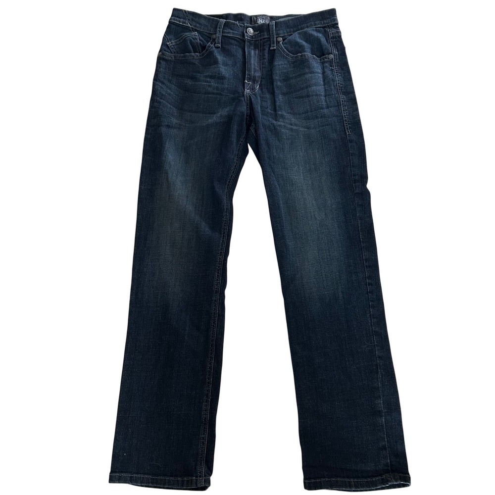 Rock & Republic Mens Straight Leg Jeans‎ Dark Wash 32x32 Stretch Denim